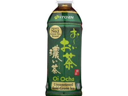 Ito En Oi Ocha Dark Green Tea - Case Of 12 - 16.9oz on Sale