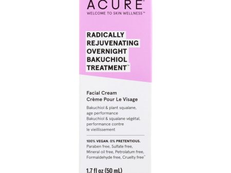 Acure - Bakuchiol Ovrnt Trtmt - 1 Each-1.7 Fz Supply