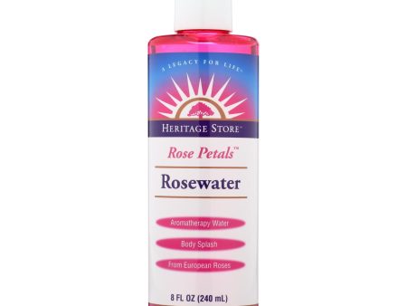 Heritage Products Rose Petals Rosewater - 8 Fl Oz Online Hot Sale