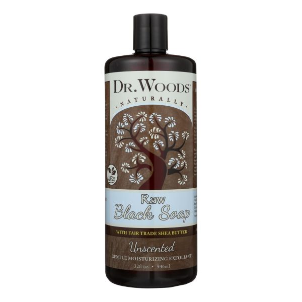 Dr. Woods Naturals Black Soap - Shea Vision - Unscented - 32 Oz Online Hot Sale