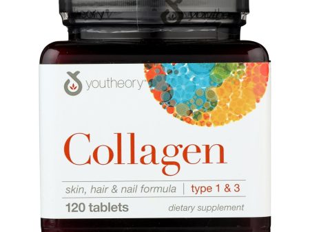 Youtheory Collagen - Type 1 And 3 - 120 Tablets Online Hot Sale