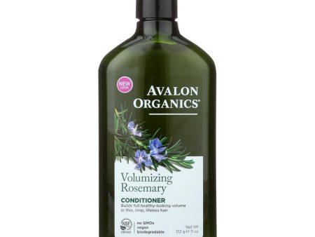 Avalon Organics Volumizing Conditioner With Wheat Protein And Babassu Oil Rosemary - 11 Fl Oz For Sale