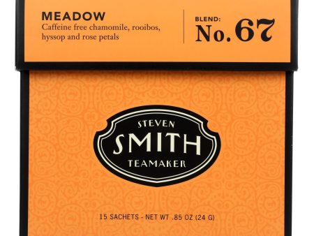 Smith Teamaker Herbal Tea - Meadow - Case Of 6 - 15 Bags Supply