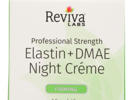 Reviva Labs - Elastin And Dmae Night Cream - 1.5 Oz Hot on Sale