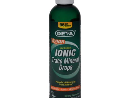 Deva Vegan Vitamins - Ionic Trace Mineral Drops - 8 Fl Oz For Sale