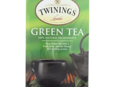 Twinings Tea Green Tea - Natural - Case Of 6 - 20 Bags Discount