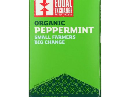 Equal Exchange Organic Peppermint Tea - Peppermint Tea - Case Of 6 - 20 Bags Online