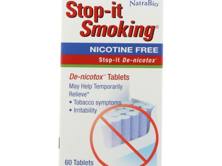 Natrabio Stop-it Smoking Detoxifying - 60 Tablets Supply