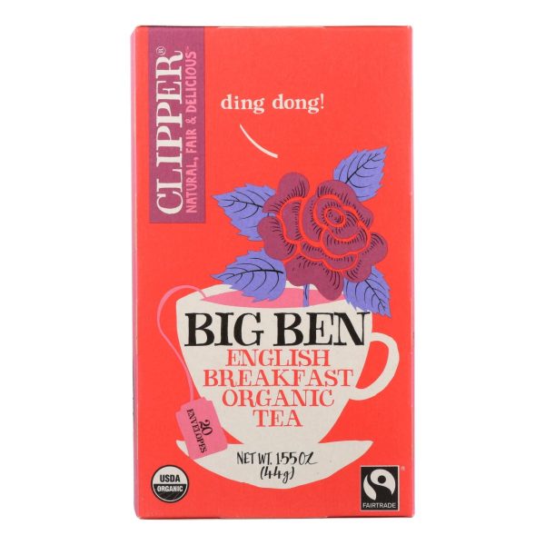 Clipper Tea - Organic Tea - Big Ben - Case Of 6 - 20 Bags For Discount