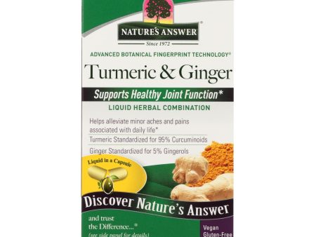 Nature s Answer - Extractacaps Turmeric And Ginger - 90 Veggie Caps For Cheap