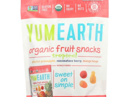 Yummyearth Organic Tropical Fruit Snacks - Case Of 12 - 6.2 Oz Online Hot Sale