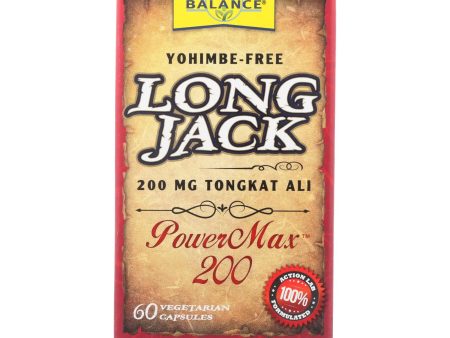 Natural Balance - Long Jack Powermax 200 - 1 Each - 60 Vcap Fashion