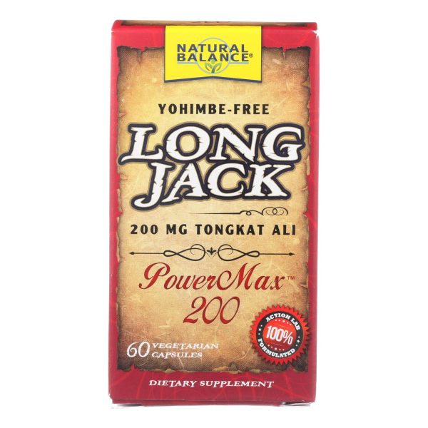 Natural Balance - Long Jack Powermax 200 - 1 Each - 60 Vcap Fashion