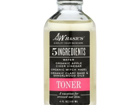 S.w. Basics - 5 Ingredients Toner - 4 Fl Oz. Supply