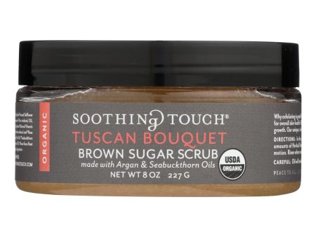 Soothing Touch Scrub - Organic - Sugar - Tuscan Bouquet - 8 Oz Online Sale