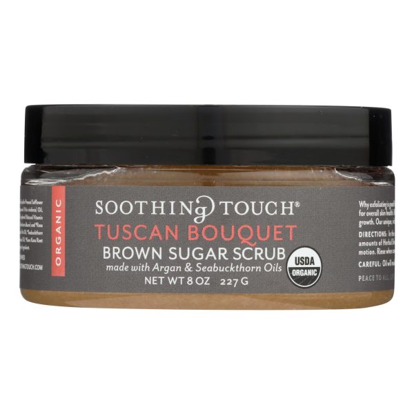 Soothing Touch Scrub - Organic - Sugar - Tuscan Bouquet - 8 Oz Online Sale