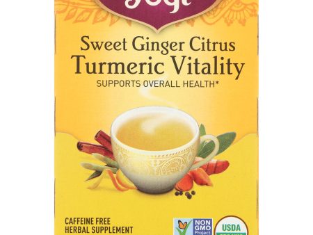 Yogi - Tea Gng Cit Tmrc Vitamin - Case Of 6-16 Bag Discount