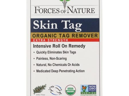 Forces Of Nature - Skin Tag Control - Certified Organic - Extra Strength - 11 Ml Online now