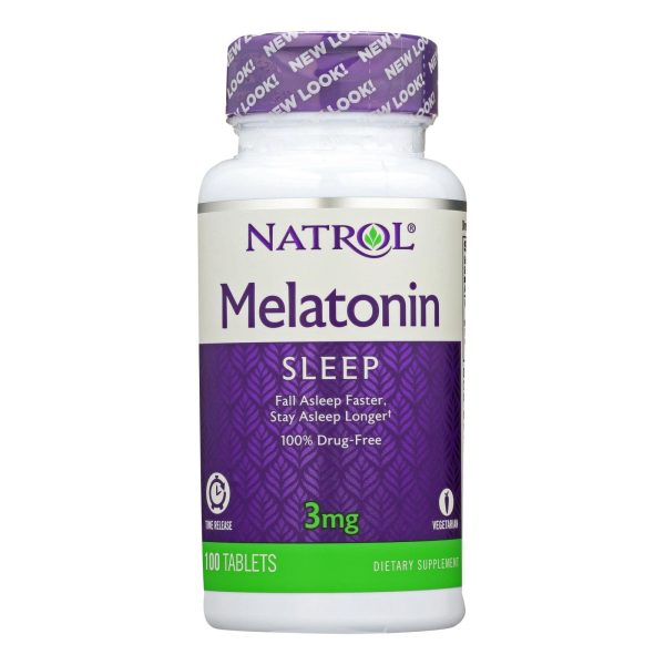 Natrol Melatonin Time Release - 3 Mg - 100 Tablets Discount