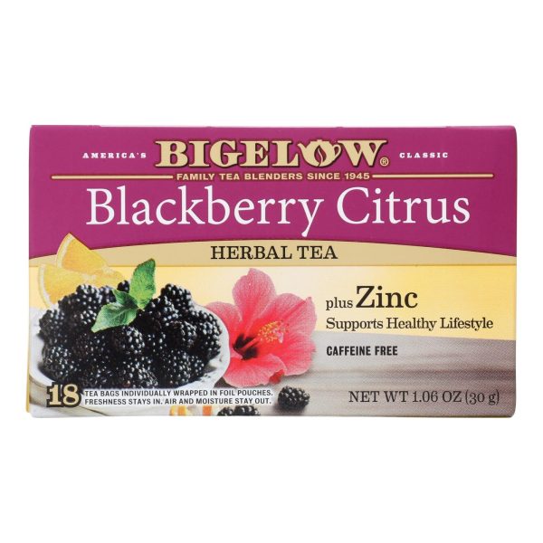 Bigelow Tea - Tea Hrbl Blckbry Citrus - Case Of 6-18 Bag Online Hot Sale