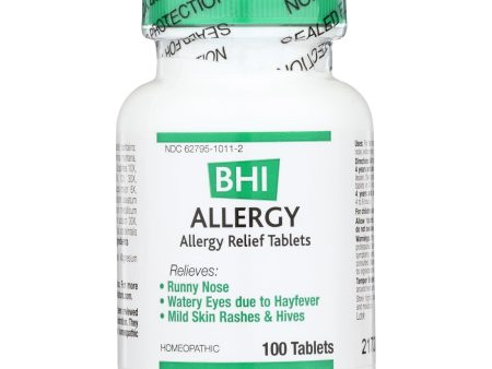 Bhi - Allergy Relief - 100 Tablets on Sale