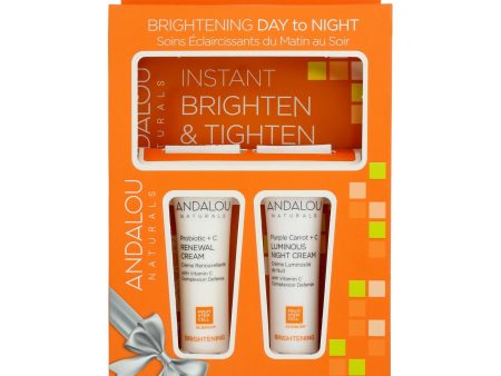 Andalou Naturals - Brghtng Day Nght Gft Kit - 1 Each-ct Supply