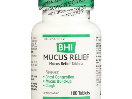 Bhi - Mucus Relief - 100 Tablets For Cheap