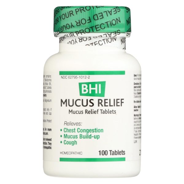 Bhi - Mucus Relief - 100 Tablets For Cheap