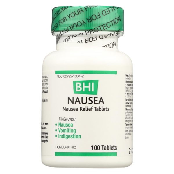 Bhi - Nausea Relief - 100 Tablets For Discount