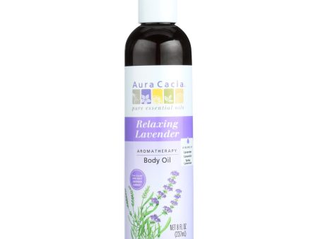 Aura Cacia - Aromatherapy Body Oil Lavender Harvest - 8 Fl Oz For Discount