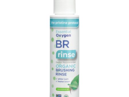 Essential Oxygen Brushing Rinse - Organic - Peppermint - 3 Oz For Cheap