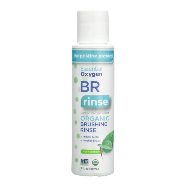 Essential Oxygen Brushing Rinse - Organic - Peppermint - 3 Oz For Cheap