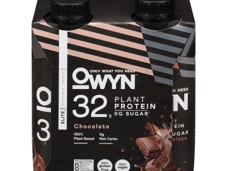 Only What You Need - Protein Drink Chocolate Elit Plntbs - Case Of 3-4 11.15z Online Hot Sale