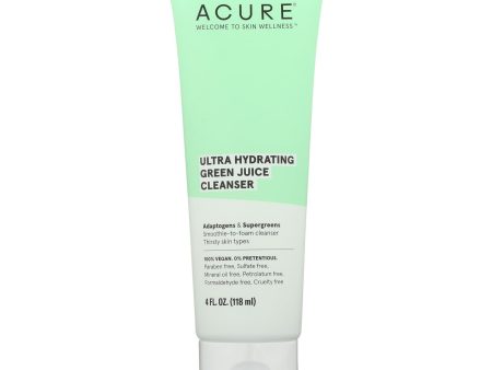 Acure - Cleanser Ultra Hydrt Green Juice - 1 Each-4 Fz Fashion