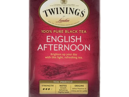 Twinings Tea Black Tea - English Afternoon - Case Of 6 - 20 Bags Supply