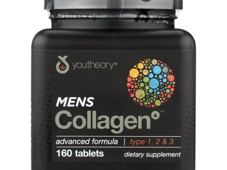 Youtheory Collagen - Mens - Advanced - 160 Tablets Supply