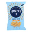 Simply 7 - Chips Quinoa Cheddar - Case Of 8-3.5 Oz For Sale