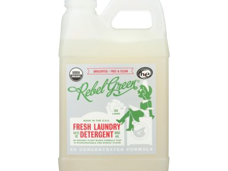 Rebel Green Laundry Detergent - Organic - Unscented - Case Of 4 - 64 Fl Oz Online