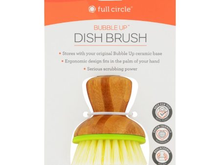 Full Circle Home Replacement Brush - Bubble Up Green - 6 Ct Fashion