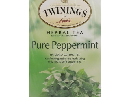 Twinings Tea Jacksons Of Piccadilly Tea - Pure Peppermint - Case Of 6 - 20 Bags Online now