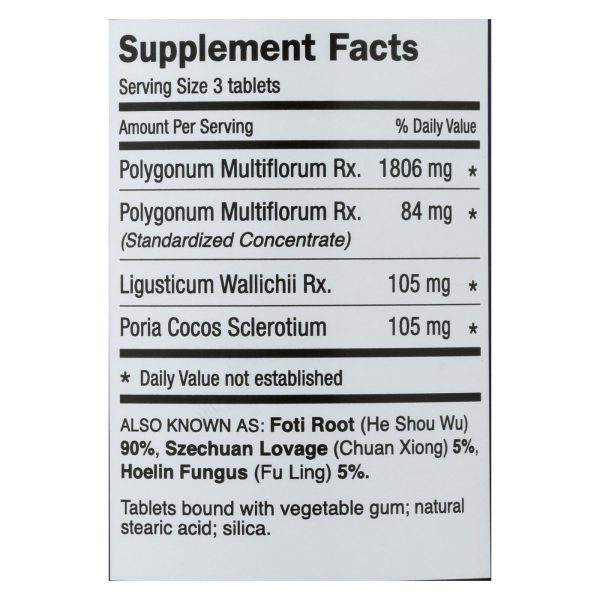 Dr. Shen s Shou Wu Youthful Hair Pill - 700 Mg - 200 Tablets For Cheap