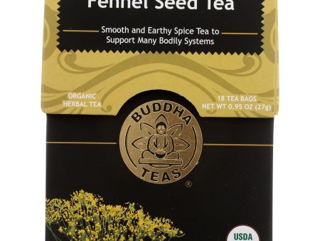 Buddha Teas - Organic Tea - Fennel Seed - Case Of 6 - 18 Count Hot on Sale