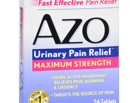 Azo Urinary Pain Relief - 24 Tablets Supply