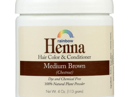 Rainbow Research Henna Hair Color And Conditioner Persian Medium Brown Chestnut - 4 Oz Fashion