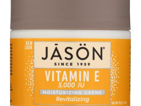 Jason Moisturizing Creme Revitalizing Vitamin E - 5000 Iu - 4 Oz For Discount