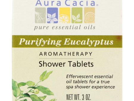 Aura Cacia - Purifying Aromatherapy Shower Tablets Eucalyptus - 3 Tablets Fashion