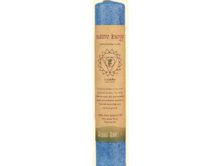 Aloha Bay - Chakra Pillar Candle Positive Energy Blue - 1 Candle on Sale