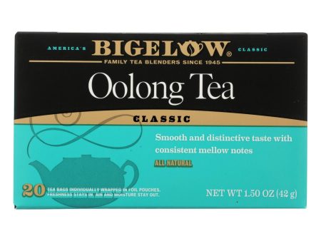 Bigelow Tea Tea - Oolong - Case Of 6 - 20 Bag Sale