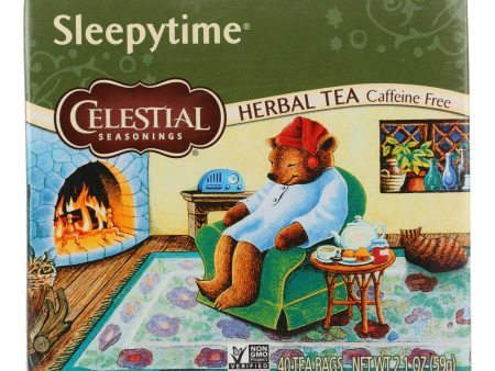 Celestial Seasonings Herbal Tea - Sleepytime - Caffeine Free - Case Of 6 - 40 Bags Online Sale