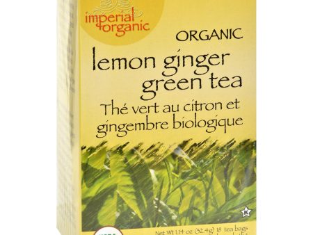 Uncle Lee s Tea Organic Imperial Lemon Ginger - 18 Bags Online Hot Sale